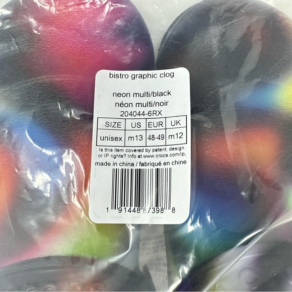 Crocs Bistro Work Graphic Clog Men’s 13 - Picture 3 of 10